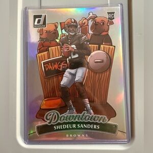 🏧Donruss Downtown Shedeur Sanders Rookie Card jumbo size